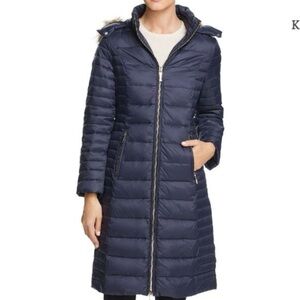 Kate Spade Puffer Size XS Jacket Down Duvet Fill Blue Winter Outdoors Casual